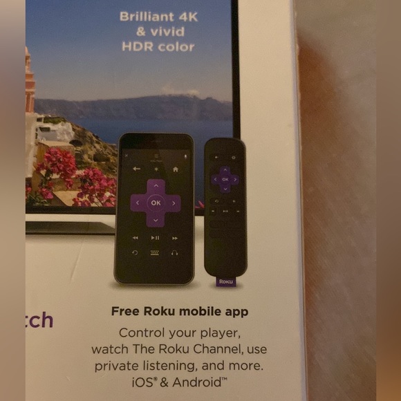 Roku Premium Streaming device w HDMI cable - Picture 4 of 6